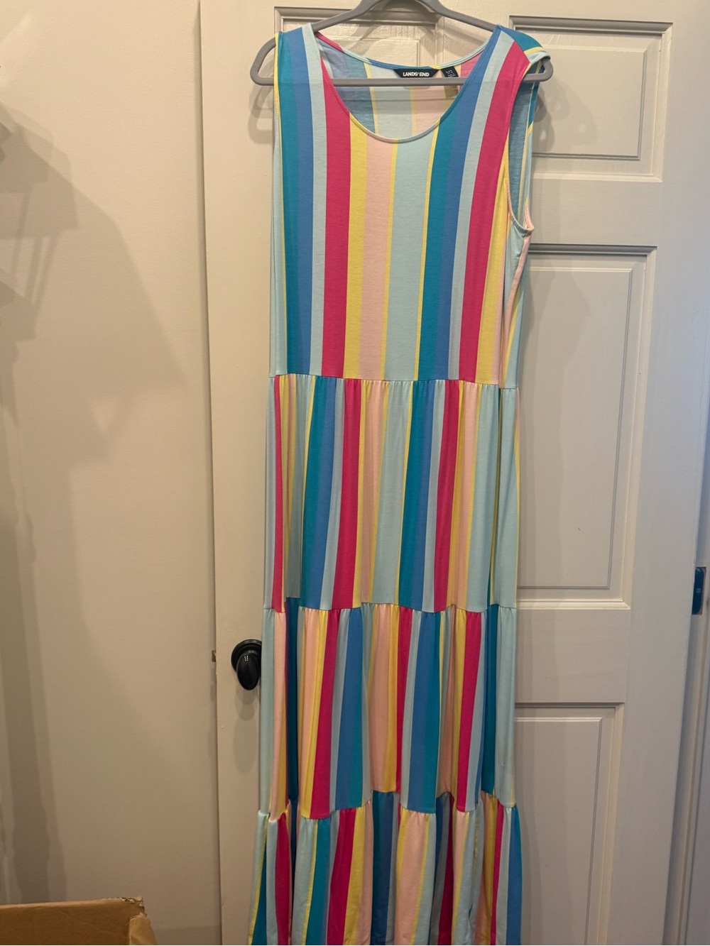 Lands’ End Rainbow Maxi Dress